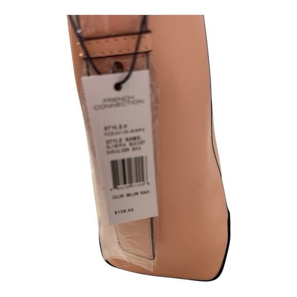 French Connection Purse Designer Bucket Shoulder Bag Mellow Peach NWT $128 - Picture 3 of 6